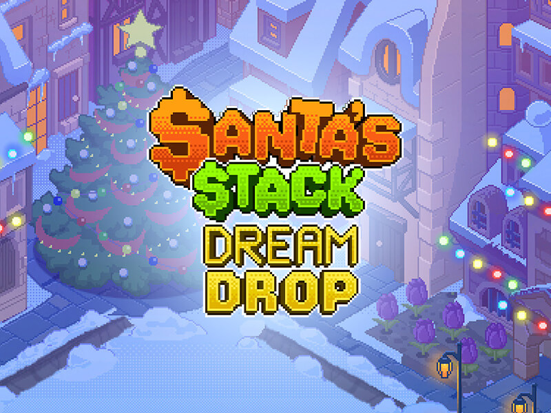 Cyber Clash Masters Event background featuring Santa's Stack Dream Drop art